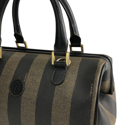 FENDI Pecan Two-way Small Boston bag Shoulder bag Black Vintage euc5vh