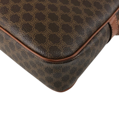 CELINE Macadam Blason Shoulder bag Brown Vintage whw3hb