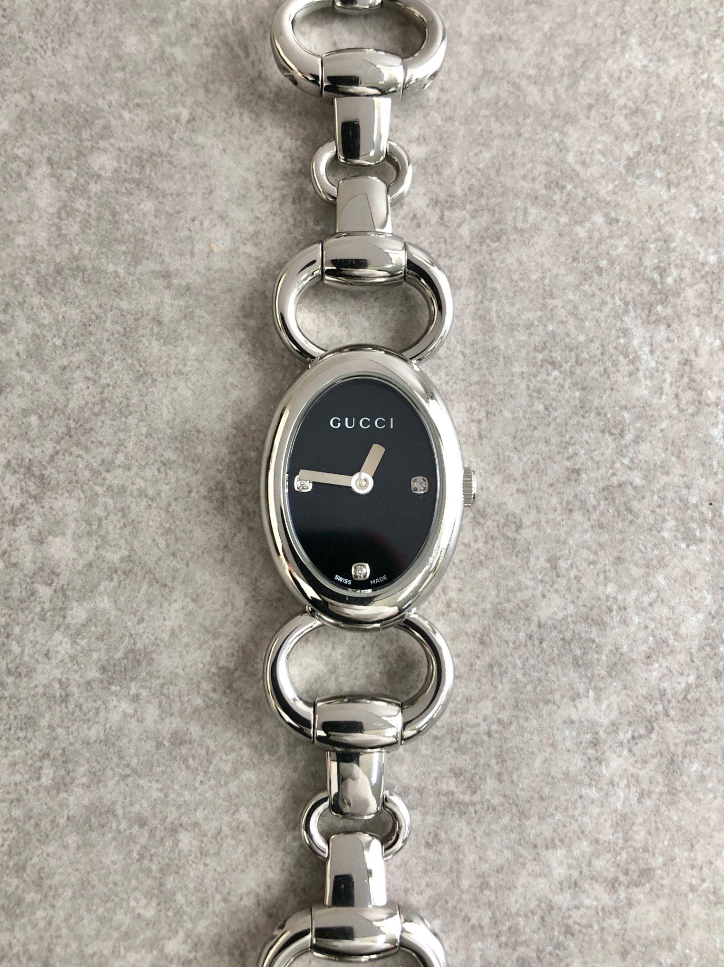 GUCCI Watch Silver Vintage azraga