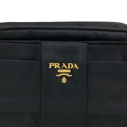 PRADA Logo Small Shoulder bag Black Vintage xg8z8w