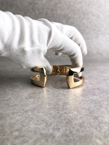 Christian Dior Bangle Gold Vintage 5vciit
