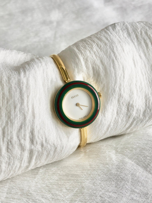 GUCCI Quartz Watch Gold 11/12.2 Vintage r3trkw