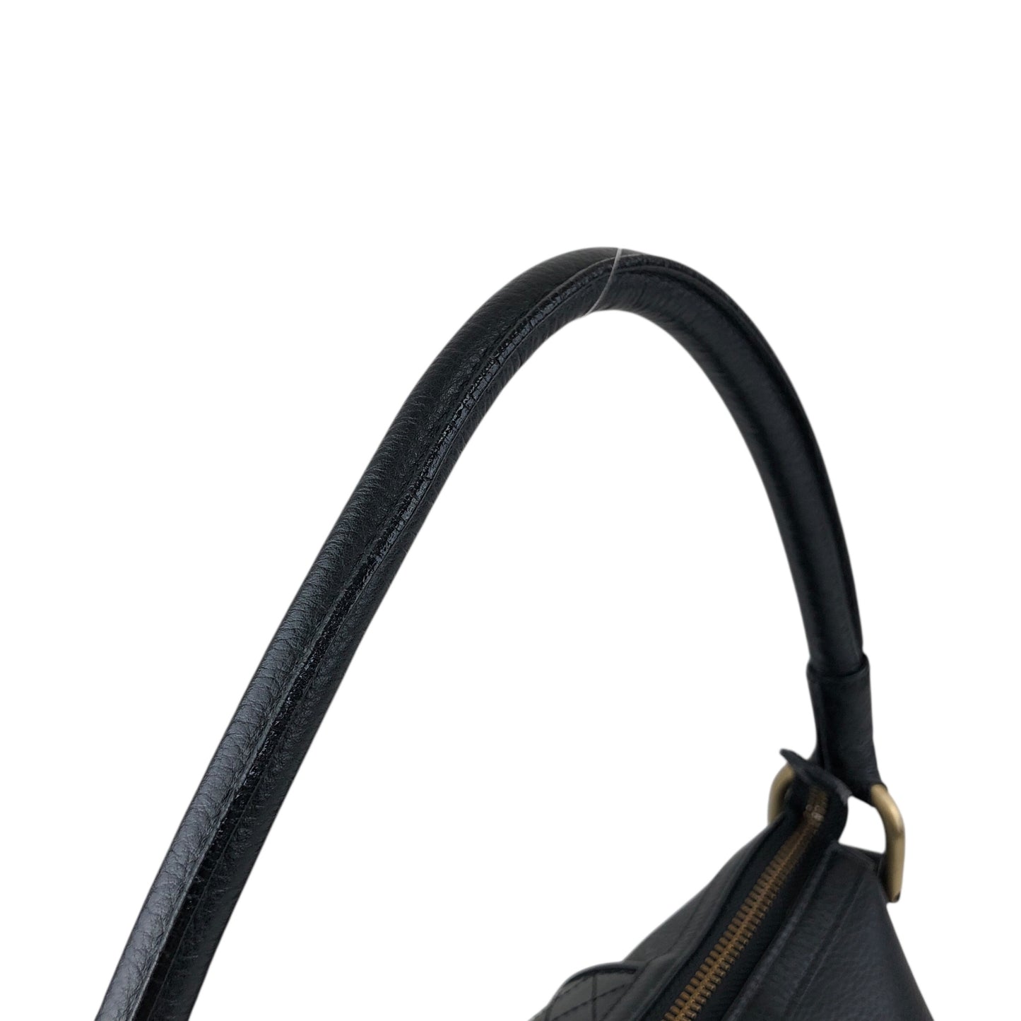 BURBERRY Logo Shoulder bag Black Vintage 7rnpei