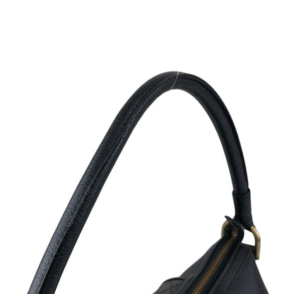 BURBERRY Logo Shoulder bag Black Vintage 7rnpei