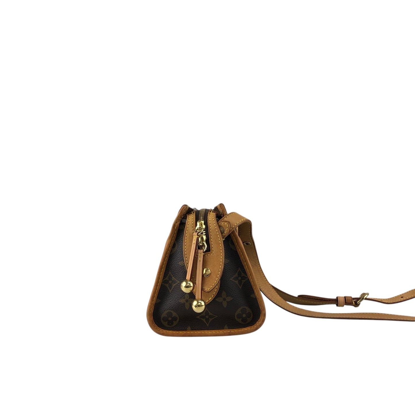 LOUIS VUITTON Monogram Shoulder bag Brown M40009 Vintage ebiiea