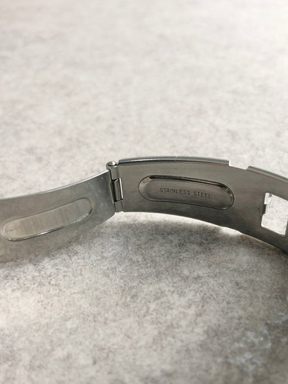 Yves Saint Laurent Quartz Watch Silver 9620-H13847Y Vintage 28zc4x