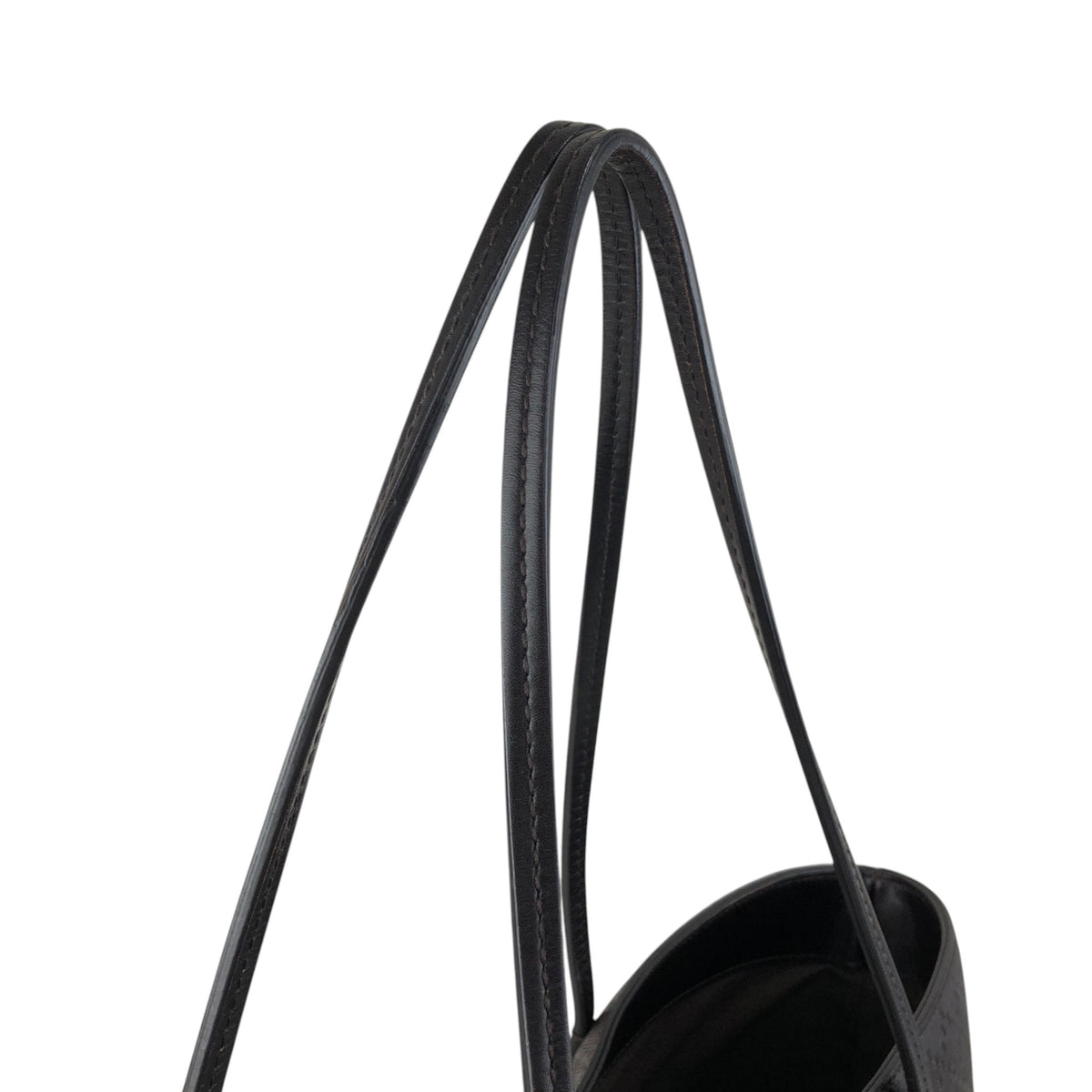GUCCI Logo Totebag Brown Vintage sjc4yu