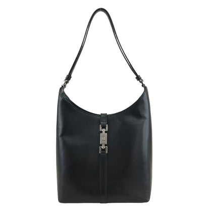 GUCCI Jackie Two-way Handbag Shoulder bag Black Vintage 4e6ara