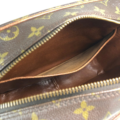 LOUIS VUITTON Monogram Shoulder bag Brown Vintage sawe4x