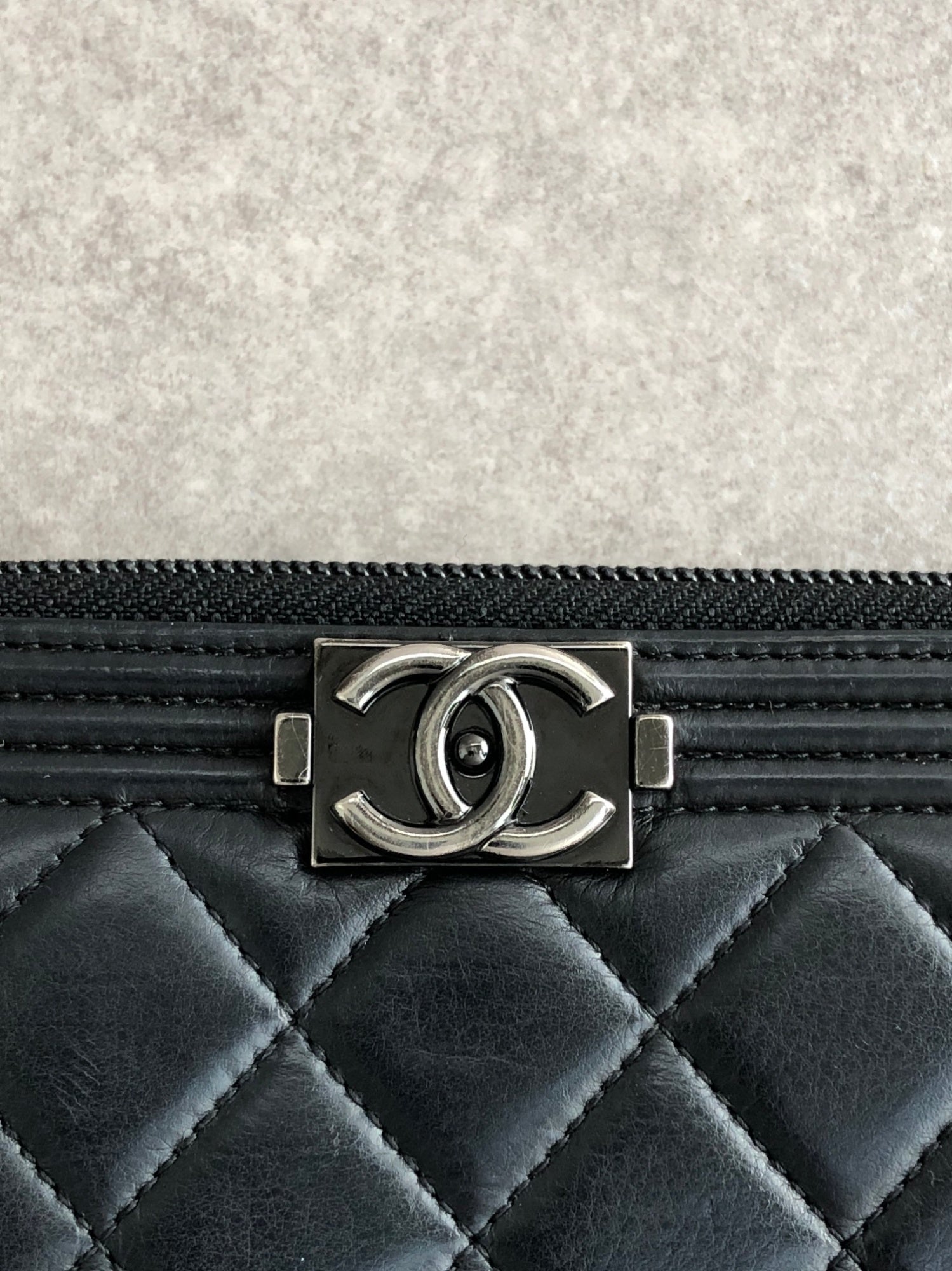 CHANEL Coco Mark Long Wallet Black Vintage 7y7jzs – VintageShop solo