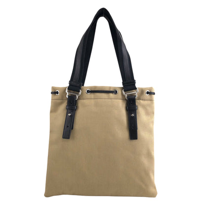 Yves Saint Laurent YSL Logo Totebag Beige Vintage tc7pge