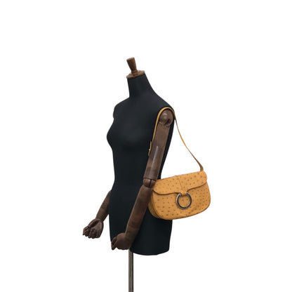 LOEWE Logo Shoulder bag Beige Vintage 2bjbin