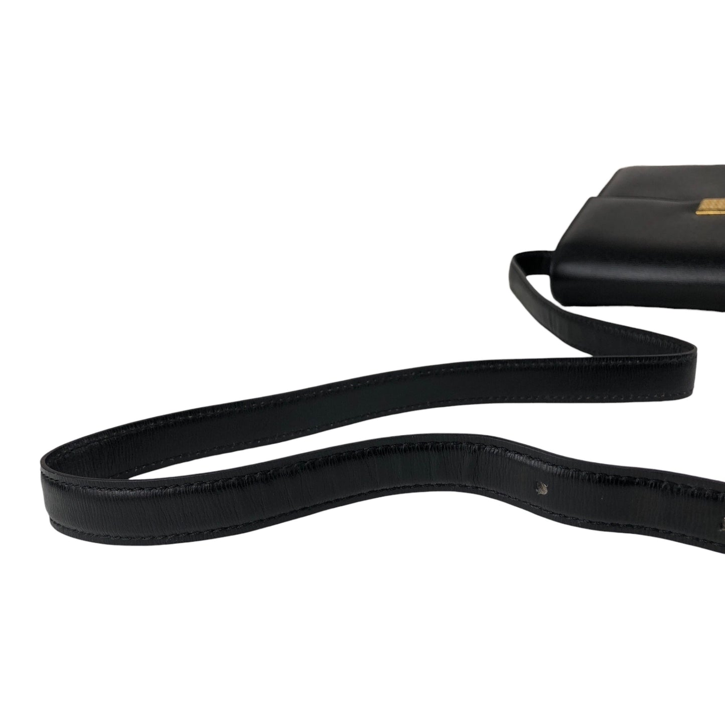 Christian Dior CD Logo Shoulder bag Black Vintage 28ek6f