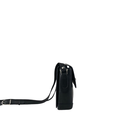CELINE Gancini Shoulder bag Black Vintage zrwxe4