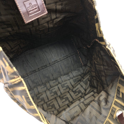 FENDI Zucca Handbag Totebag Brown Vintage fjksnk