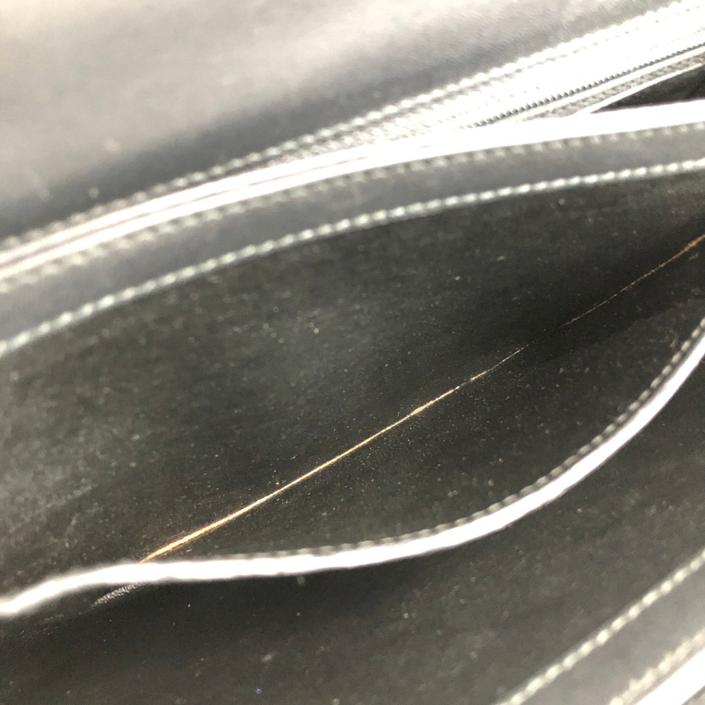 GUCCI Bamboo Turn Lock  Shoulder bag Black Vintage hksc78