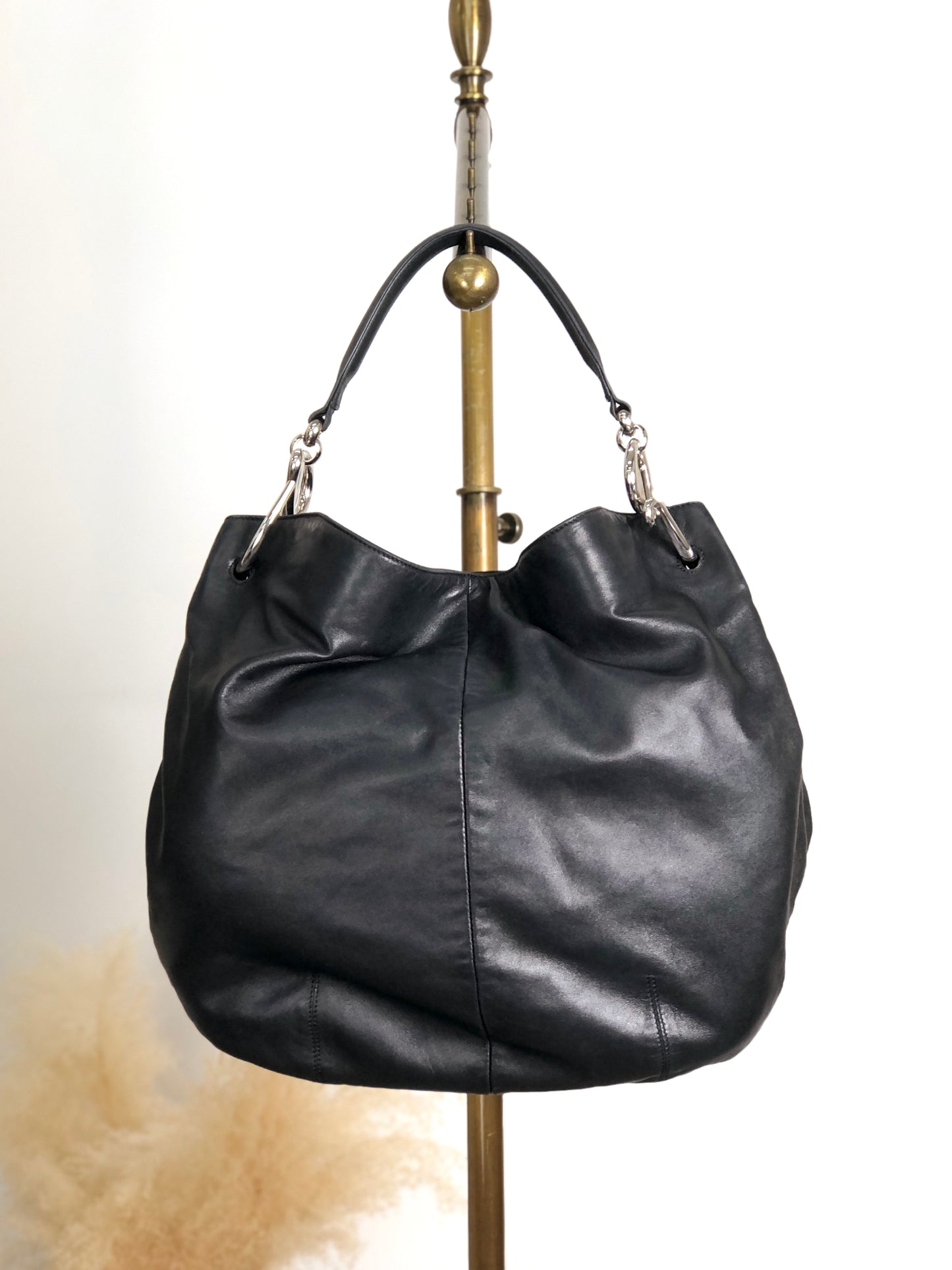 LOEWE Shoulder bag Hobobag Black Vintage a5i6ns