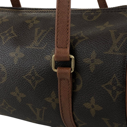 LOUIS VUITTON Monogram Handbag Brown Vintage dekpw7