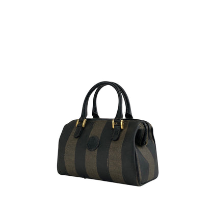 FENDI Pecan Two-way Small Boston bag Shoulder bag Black Vintage jy5pns