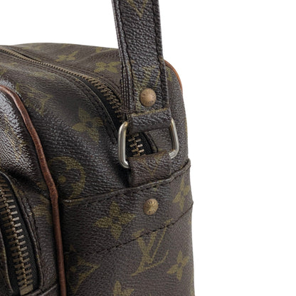 LOUIS VUITTON Monogram Shoulder bag Brown Vintage sawe4x
