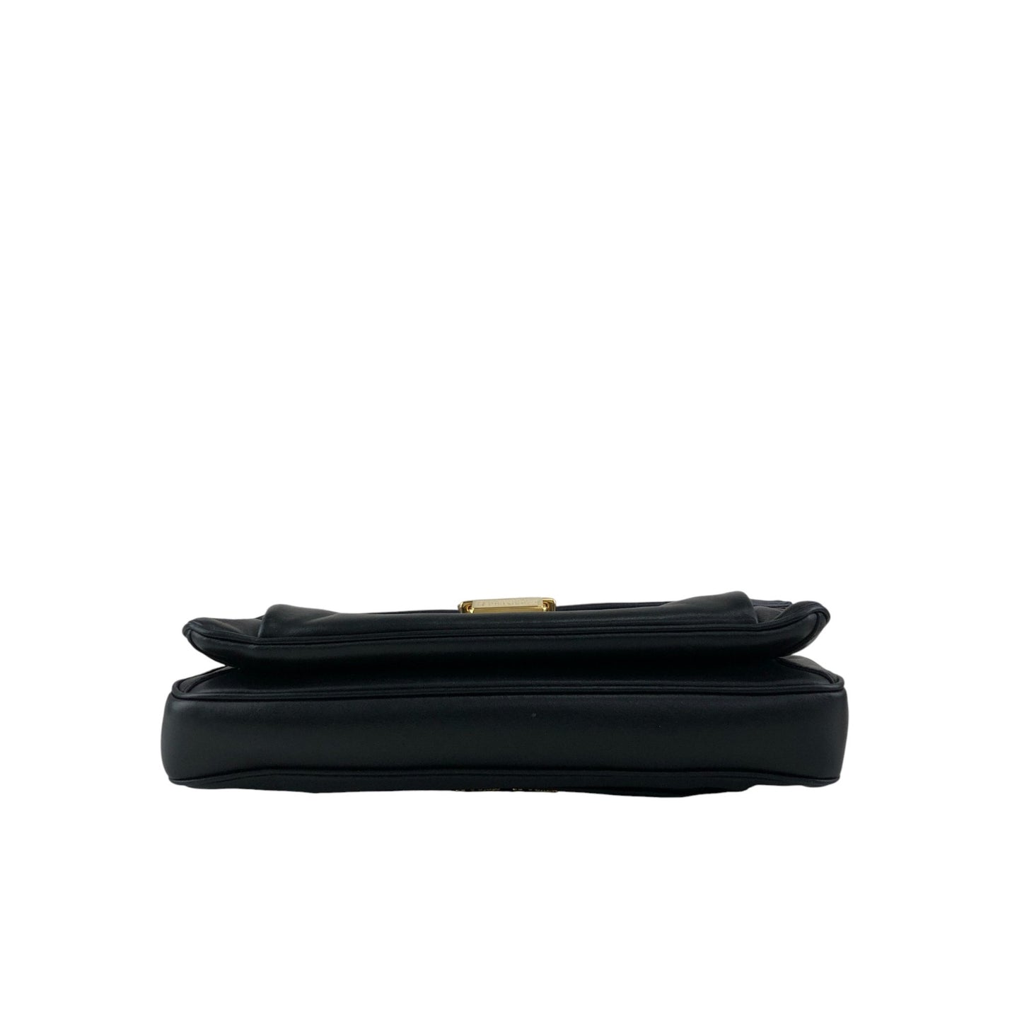 miumiu Turn Lock Chain Shoulder bag Black Vintage prsynv