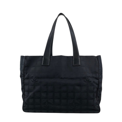 CHANEL New Travel Line Totebag Black Vintage wd2eic