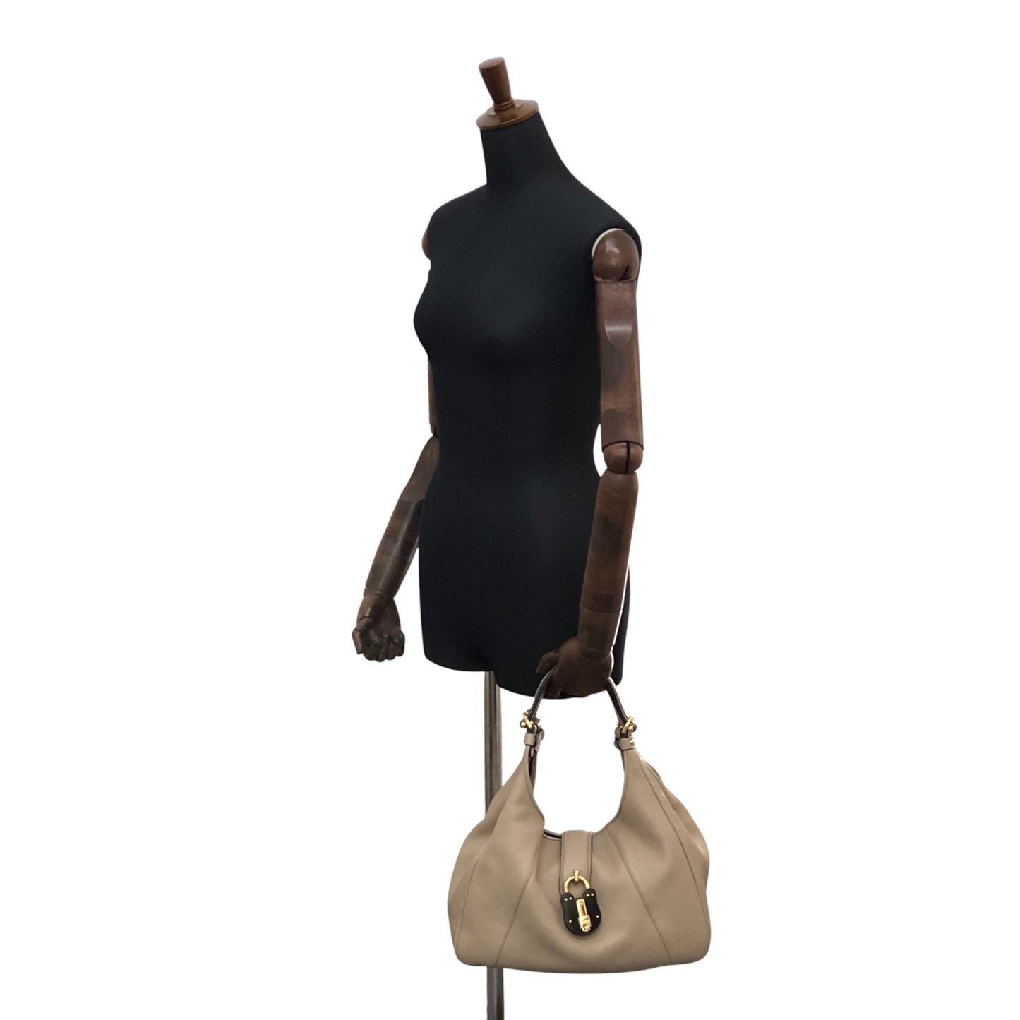 LOEWE Handbag Hobobag Beige Vintage cc6kmu