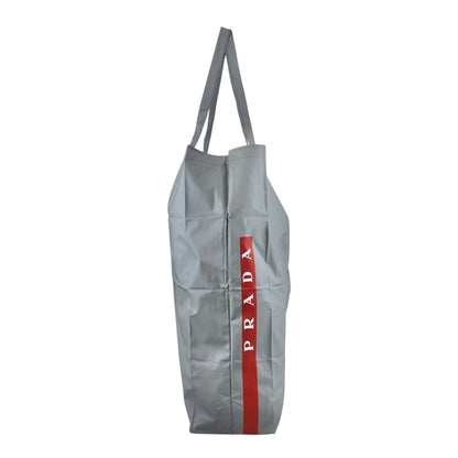 PRADA PRADA SPORTS Logo Totebag Gray Vintage iezd88
