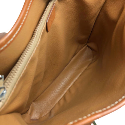 CELINE Macadam Blason Shoulder bag Totebag Beige Vintage arbnmz