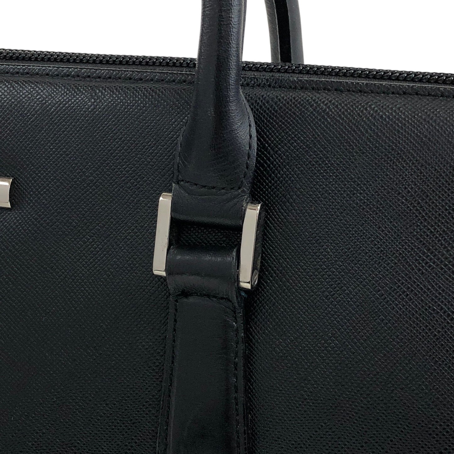 BURBERRY Logo Small Boston bag Handbag Black Vintage 56f78t