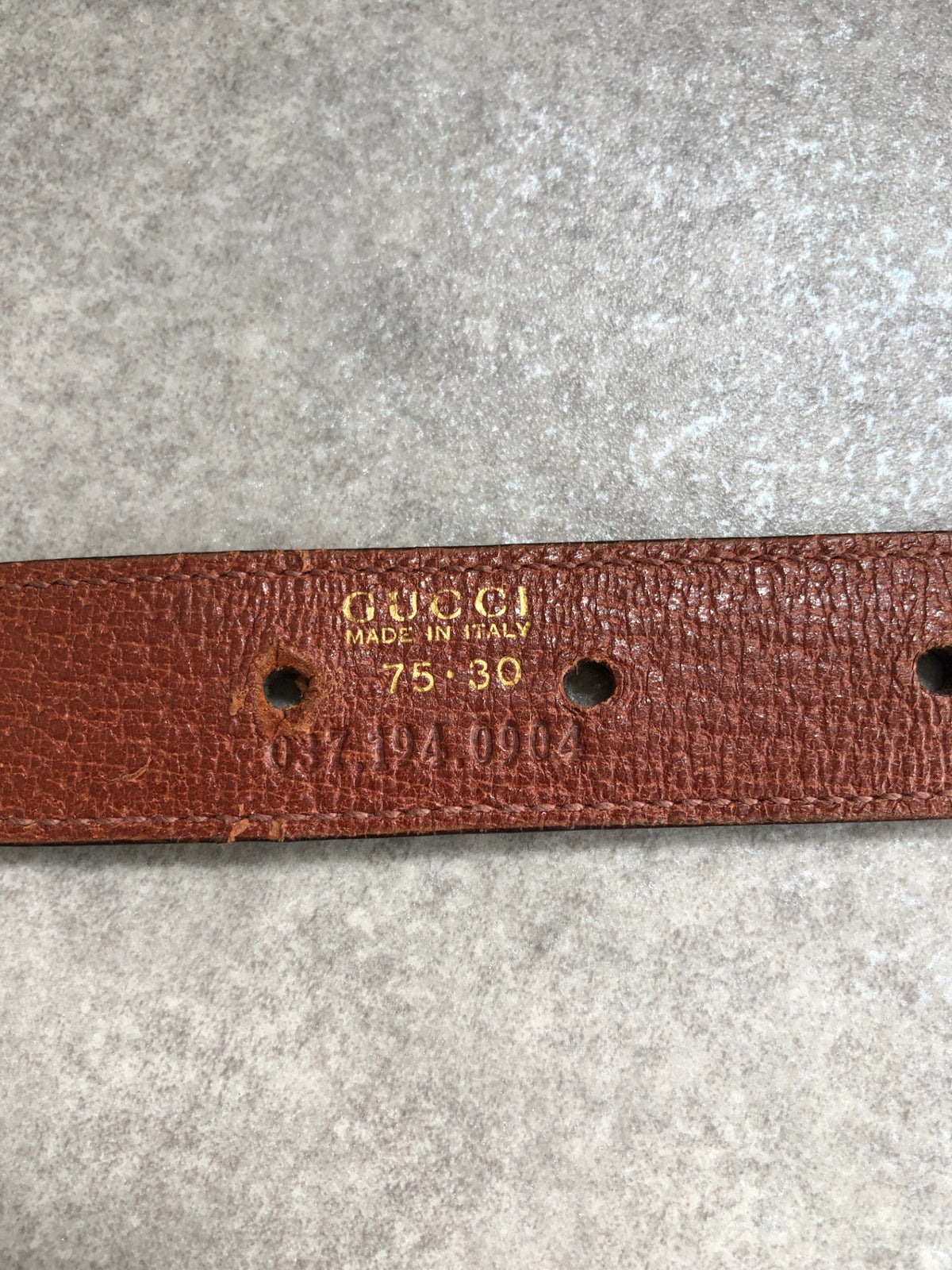GUCCI Bamboo Belt Brown Vintage ybzhs2