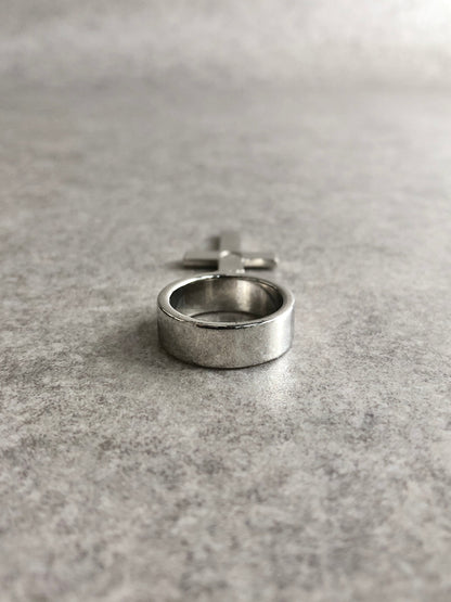 Christian Dior Ring Silver Vintage d2n645