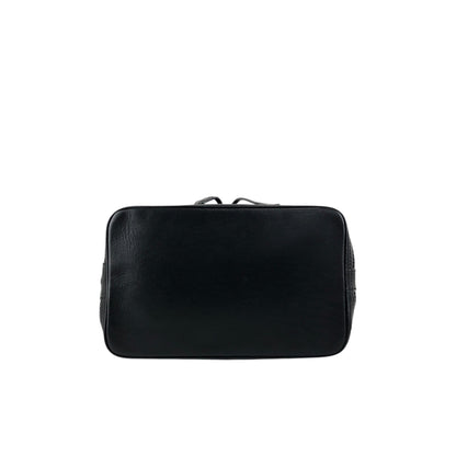 CELINE GancinivDrawstring Shoulder bag Black Vintage z78ygt