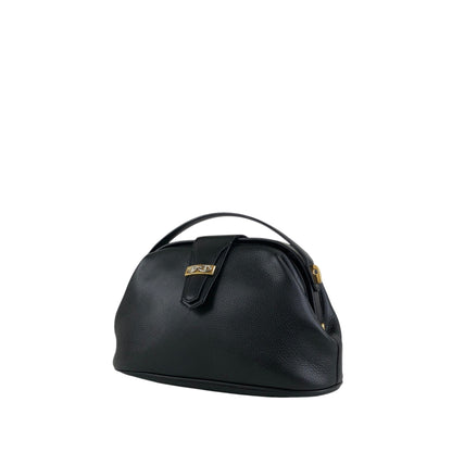 GUCCI Horse Bit Top Handle Handbag Black Vintage ied7b7