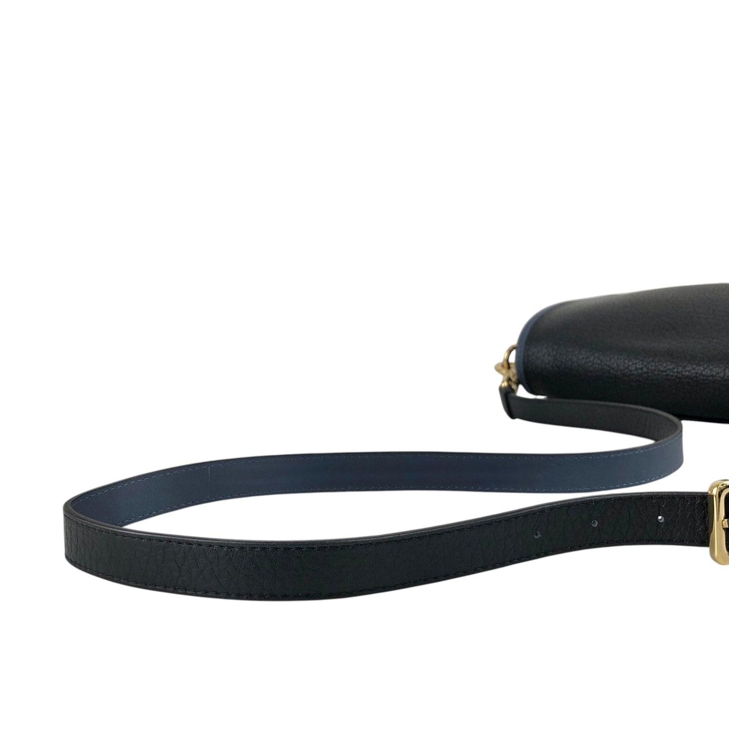 LOEWE Anagram Shoulder bag Navy×Black Vintage r7bby7