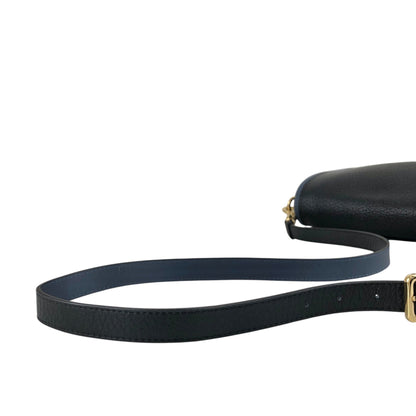 LOEWE Anagram Shoulder bag Navy×Black Vintage r7bby7