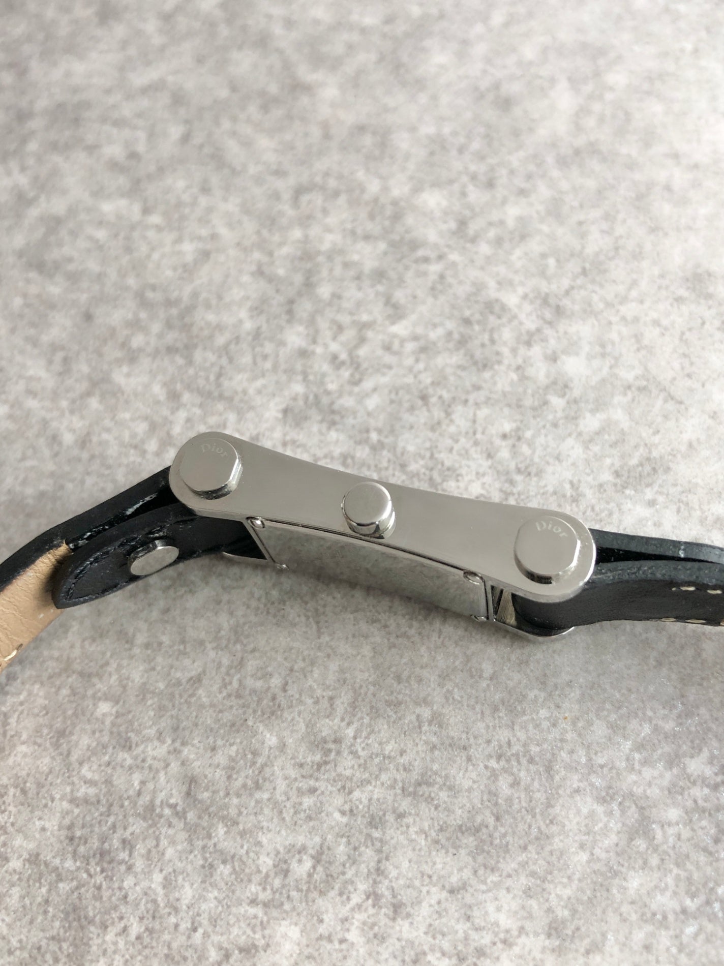 Christian Dior Watch Silver D104-100 Vintage k26sup