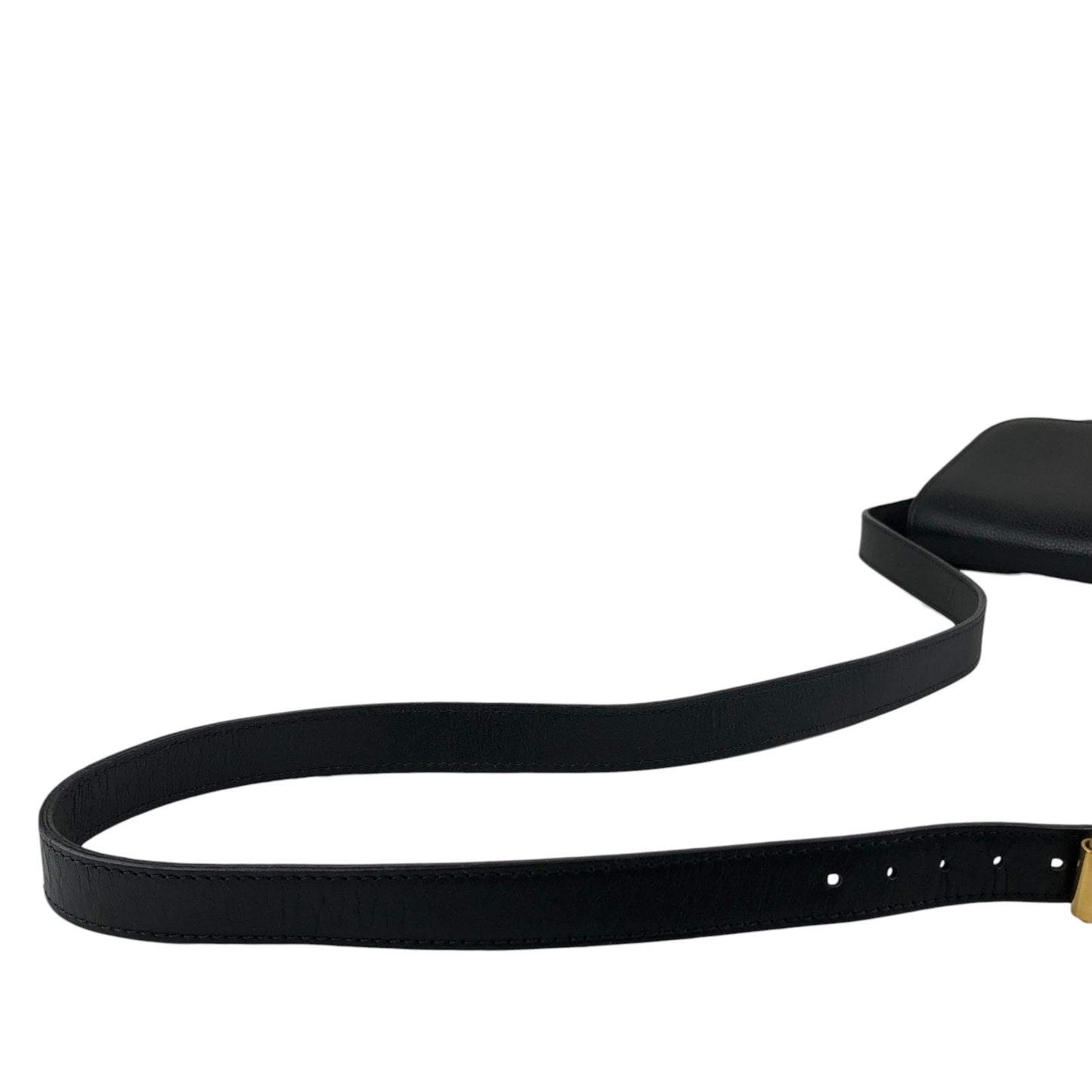 CELINE Toggle Clasp Shoulder bag Black Vintage 6i3ni8