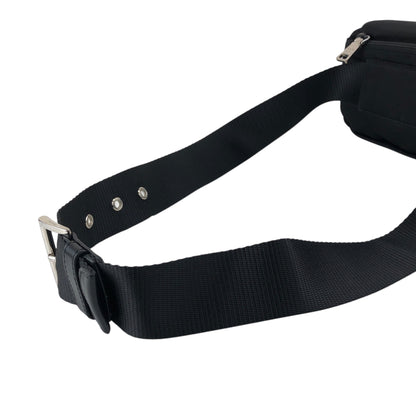 PRADA Tessuto Triangle Logo Shoulder bag Sling bag Black Vintage s8izt8