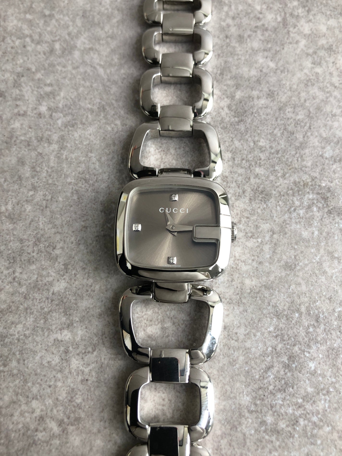 GUCCI Watch Silver Vintage 3xed2i