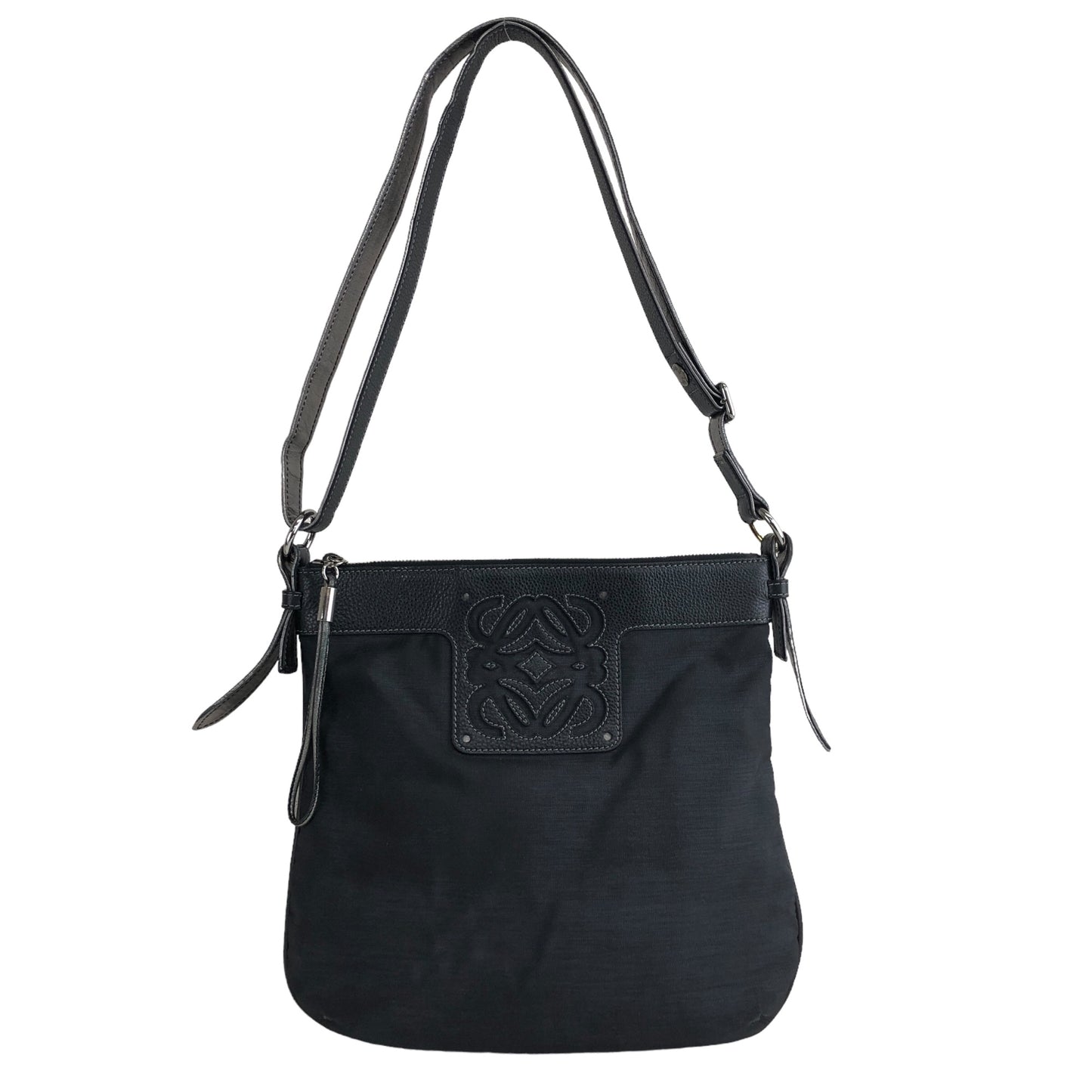 LOEWE Anagram Shoulder bag Black Vintage vkcxp8