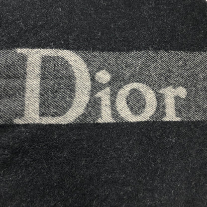 Christian Dior Logo Scarf Black Vintage 3xf4yd