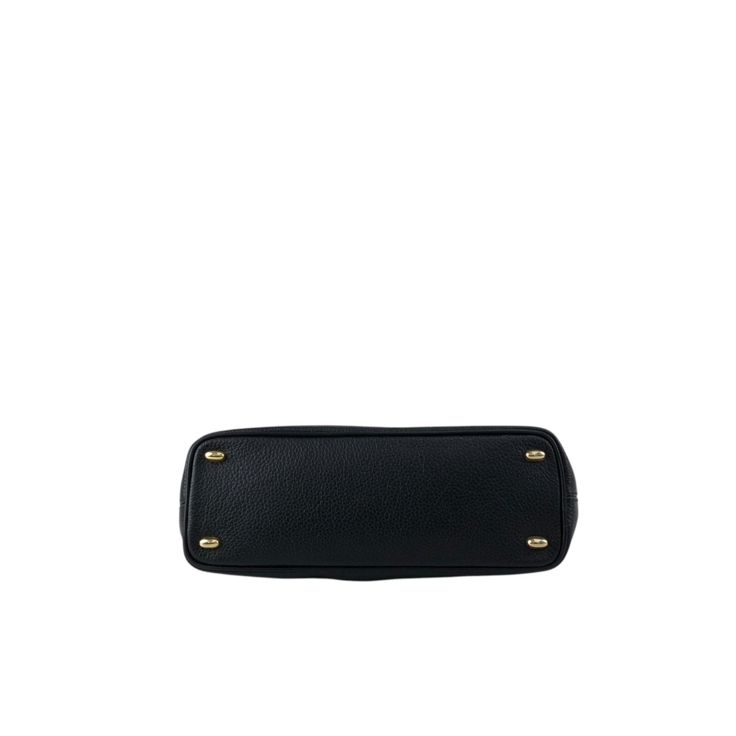 CELINE Toggle Clasp Shoulder bag Black Vintage agj7jw