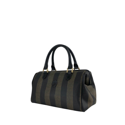 FENDI Pecan Two-way Small Boston bag Shoulder bag Black Vintage 3d83yd