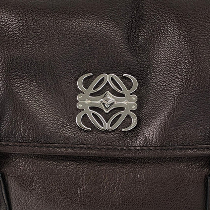 LOEWE Alamo Anagram Handbag Totebag Brown Vintage 6gpe63