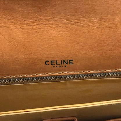 CELINE Macadam Horse Carriage Shoulder bag Brown Vintage dccdnx