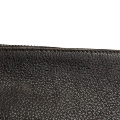 CELINE Blason Logo Embossed Shoulder bag Brown Vintage n78r2a