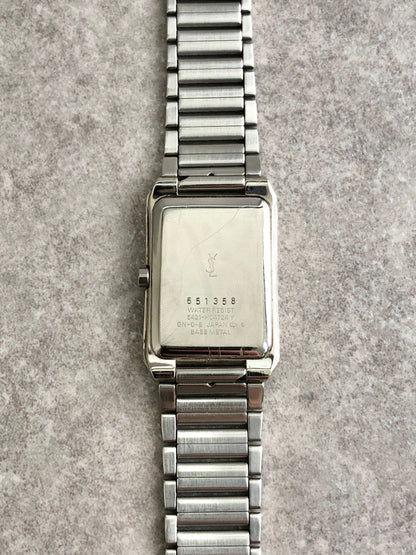 Yves Saint Laurent Watch Silver×Gold 5421-H04724Y Vintage srrc88