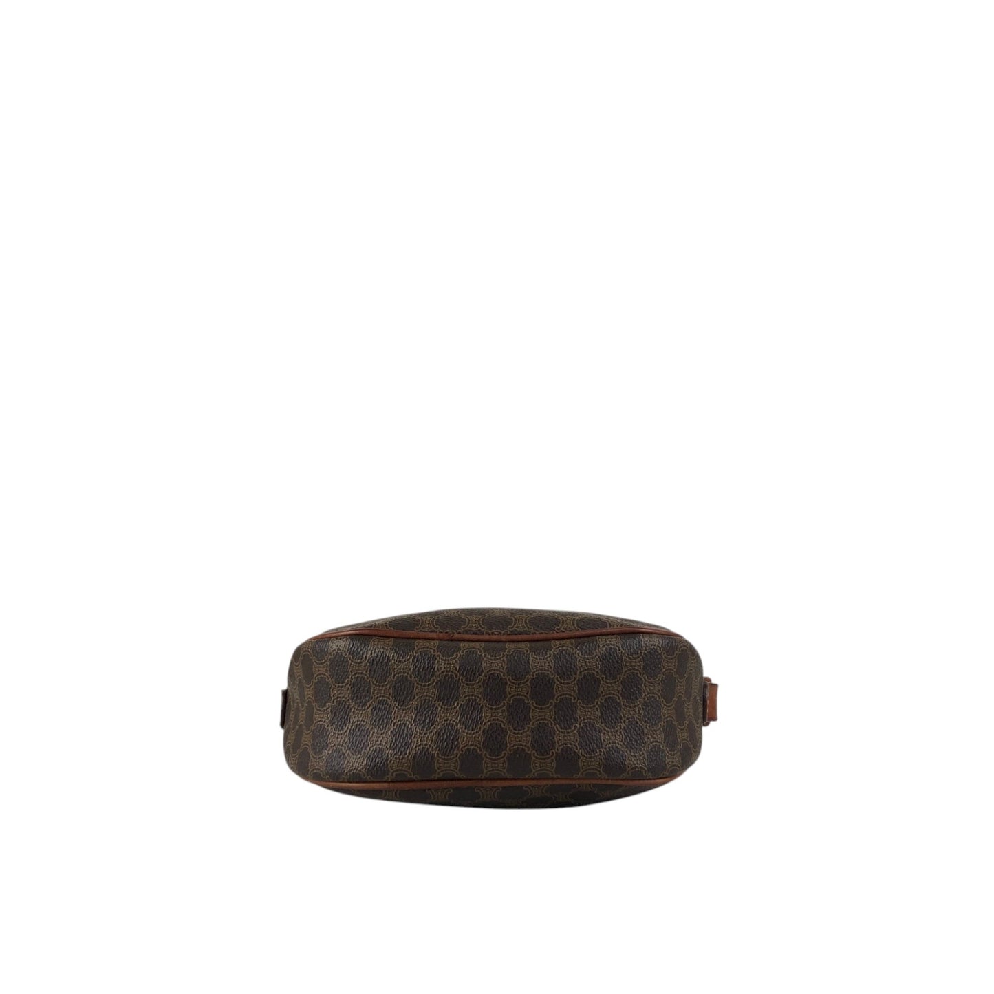CELINE Macadam Blason Shoulder bag Brown Vintage y5kjmd