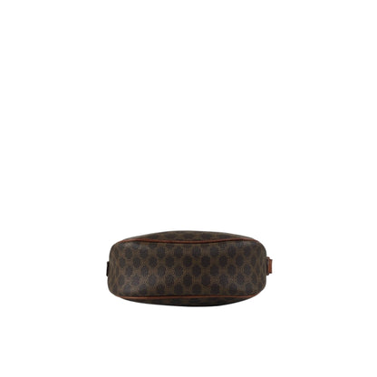 CELINE Macadam Blason Shoulder bag Brown Vintage y5kjmd